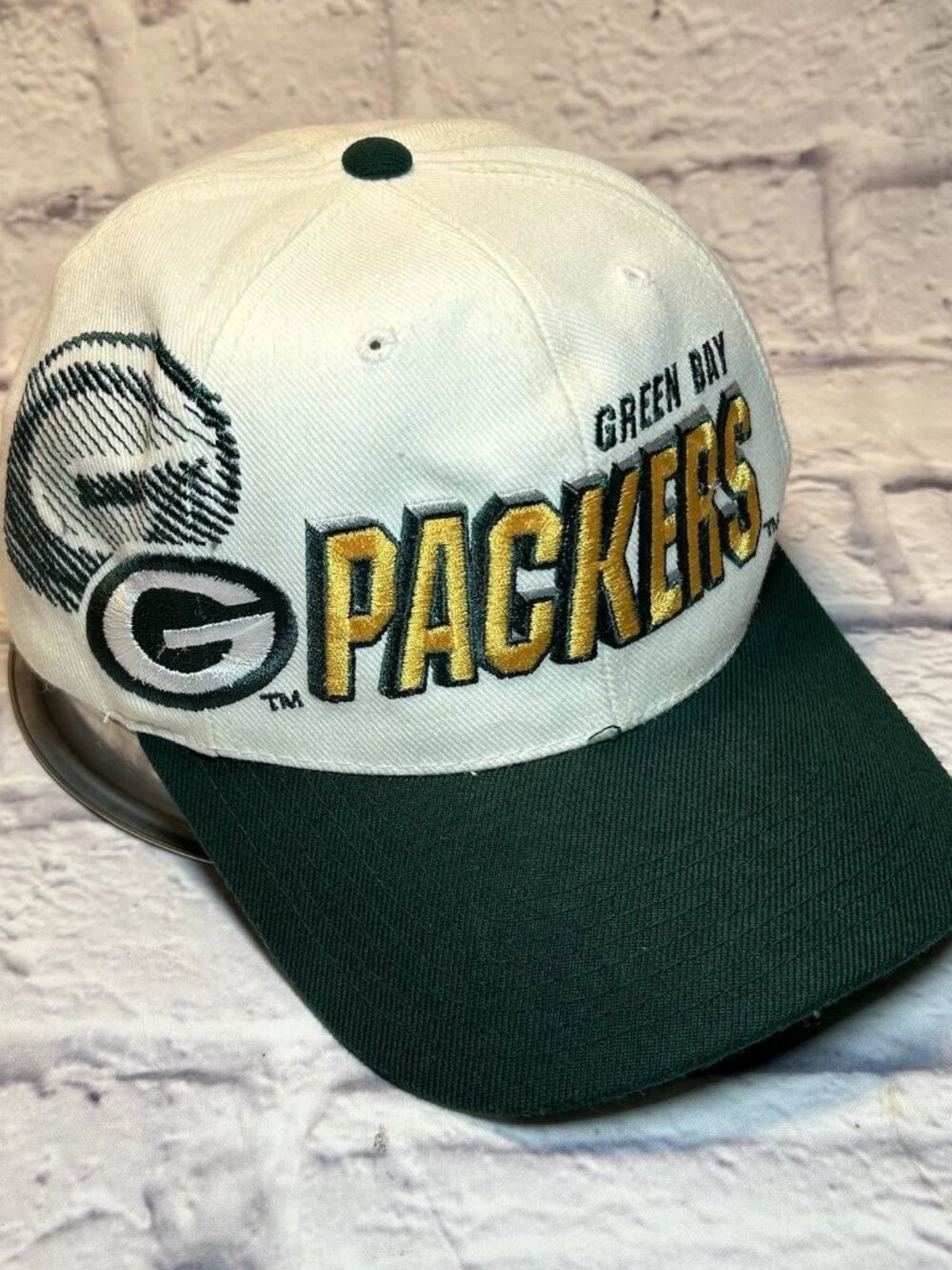 Vintage Greenbay Packers Hat Sports‎ Specialties Shadow Laser Snapback NFL Cap